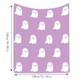 thumbnail image 3 of AYktou Halloween Throw Blanket, 60×80 Inch Fall Ghost Blanket Thanksgiving Portable Picnic Blanket Cozy Warm Flannel Decorative Sofa Blanket for Office Bedroom Living Room Couch Bed Home Decor, 3 of 6