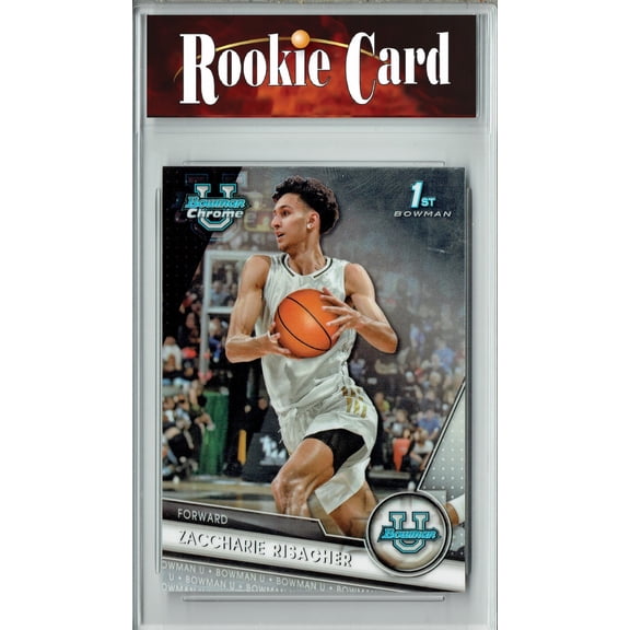 Certified Mint  Zaccharie Risacher 2024 Bowman Draft Chrome #9 1st Bowman Rookie Card Atlanta Hawks