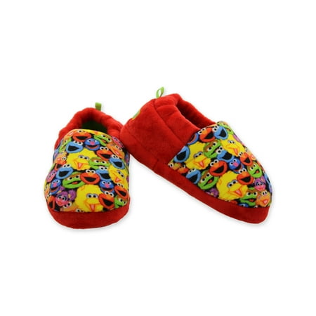 

Sesame Street Elmo Boys Girls Aline Slippers STF2699BSSwith Indoor/Outdoor Sole