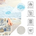thumbnail image 3 of Yayeee Bath Rugs for Bathroom Floor Set of 2 Non Slip Fluffy Soft Absorbent Mat, Snowy Mountains, 3 of 7