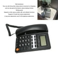 thumbnail image 4 of Corded Phone, Landline Telephone Environmental Protection Multipurpose Splitter Interface  For Living Room For Elderly For Hotel Black, 4 of 8