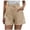 r-1096Beige281, variant on MEZZALL Womens Casual Summer Shorts Drawstring Elastic Waist Comfy Shorts With Pockets Breathable Solid Color Daily Bottoms
