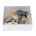 thumbnail image 4 of 5 piezas de piedras decorativas de celestita Natural, , , racimo, piedra de muestra para cristales, decoración para hogar Columna de cristal blanco, 4 of 9