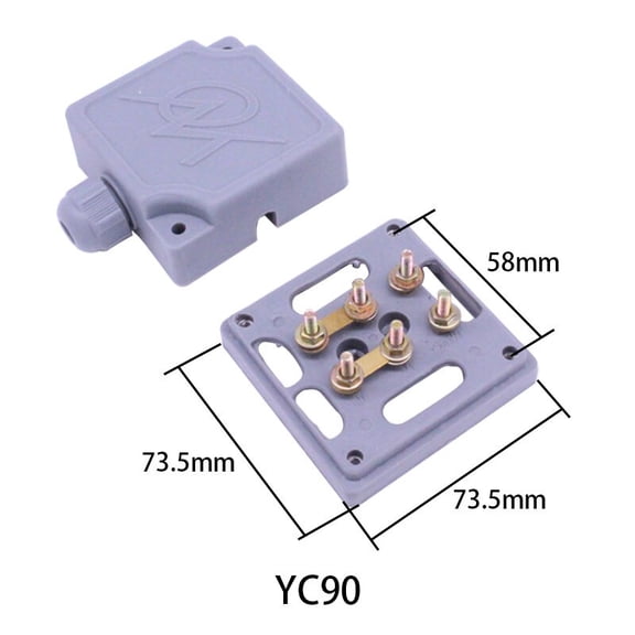 2pc junction box for motor water pump fan motor explosion dust proof protective cover electrical box waterproof junction