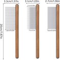 thumbnail image 2 of 3 Pcs Dog Comb Wooden Pet Comb Pet Flea Comb Comb For Long Haired Cats Short Haired Cats, 2 of 5