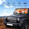 thumbnail image 6 of XMXT Car Sun Shade Windshield, Abstract Shape Plant Graffiti Sunshade for Car Windshield Sun Shades for Car SUV Truck, m, 6 of 9
