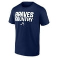 thumbnail image 2 of Men's  Navy Atlanta Braves October Baseball T-Shirt, 2 of 3