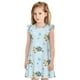 thumbnail image 1 of Fotbe Cartoon Turtle Vestido de Dormir para Niñas de 3 a 10 Años, Mangas Cortas, Estilo Princesa, Pijama Camisón con Mangas Voladas-XX-Large, 1 of 6