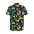 thumbnail image 5 of Awdenio Oversized Tshirts for Men Short Sleeve Floral Tropical Aloha Shirt Casual Summer Button Down Holiday Beach Shirt with Pocket, 5 of 5
