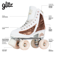 thumbnail image 2 of Crazy Skates Glitz Roller Skates | Adjustable or Fixed Sizes | Glitter Sparkle Quad Skates for Women and Girls, 2 of 7