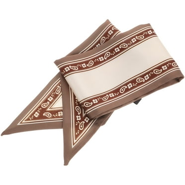Silk Scarf Tote Bag for Women Purse Tote Silk Neckerchief Ponytail Scarf Women Neck Scarf Skincare Headband