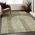 thumbnail image 6 of Addison Rugs Mayfield Washable Transitional Art Deco Taupe Rectangle Rug, 2'6" x 3'10", 6 of 6
