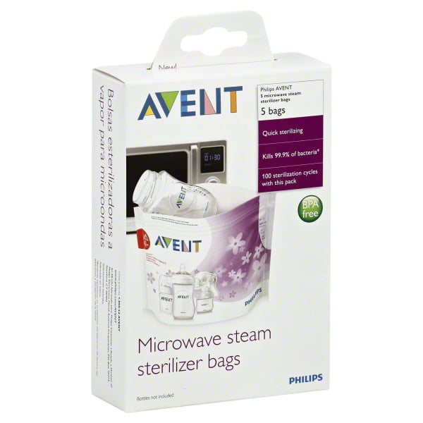 philips avent microwave steam steriliser bags