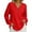 Red Womens Tops, variant on Cotton Shirts for Women Long Sleeve V-Neck Casual Waffle Knit Basic Lounge Sleep T-Shirts