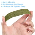 thumbnail image 3 of Unique Bargains 10 Pairs Snapback Strap Cover, Double Row 14 Holes Plastic Adjustable Hat Snap Buckle Replacement (Grass Green), 3 of 7