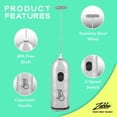 thumbnail image 2 of Café Casa Frothy Hand Mixer and Milk Frother, Battery-Operated Foamer, Stainless Steel Drink Mixer for Expert Lattes Milkshakes Matcha Cappuccinos Dalgona Coffee, 2-Speed Handheld Electric Mixer, 2 of 6