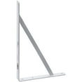 Hyper Tough 16" x 10" Heavy Duty Shelf Bracket, White, Mounting