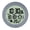Gray, variant on Yihuala Water Hanging Shower Clock with Temperature Suction Clock Watch Time in Shower Bathroom Wall Clocks