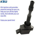 thumbnail image 2 of KSU Ignition Coil, Compatible with Select Hyundai & Kia Models (4 Pack), 2 of 5