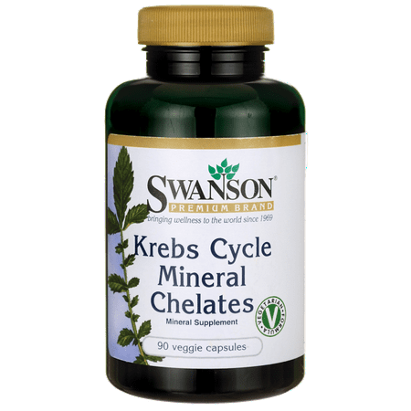 Chelated Minerals - Swanson Krebs Cycle Mineral Chelates 90 Veg Caps