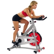 Sunny Health & Fitness Stationary Bike w Chain Drive 40 lb Flywheel Pro Indoor Cycling Exercise Cycle Trainer - SF-B901