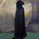 thumbnail image 5 of Cape Cloak Cosplay Disfraz Vampiros Disfraces Halloween Unisex Single/Double Face Long Stand Collar/Capucha Grim Reaper para Fiesta Adultos La Rojo, 5 of 8