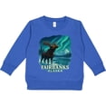 thumbnail image 2 of Inktastic Fairbanks Alaska Moose Northern Lights Scenic Art Toddler Sweatshirt, 2 of 4