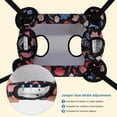 thumbnail image 3 of Baby Door Jumper for 6-12 Months Infant Unisex Toddler, Adjustable Strap and Seat, Colorful Leaf, 3 of 8
