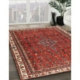 thumbnail image 2 of Ahgly Company Indoor Rectangle Traditional Orange Salmon Pink Persian Area Rugs, 4' x 6', 2 of 6