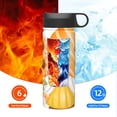 thumbnail image 6 of Pofeuu Sunflower Gnomes 2 Print 18oz Sports Insulated Kettle, Sports Bottle Water Bottles For Men Women For Gym Hiking Camping Running Mountain Bike Outdoor Sports, 6 of 8