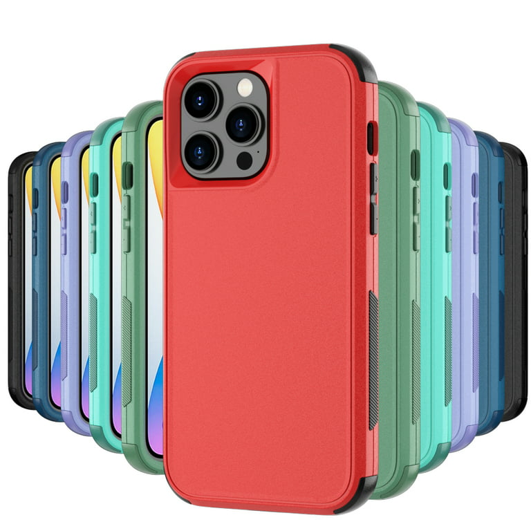 NIFFPD iPhone 14 Pro Max Case with Screen Protector + Camera Lens  Protector, Heavy Duty Hard Shockproof Phone Case for iPhone 14 Pro Max 6.7