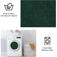 thumbnail image 3 of Noahas Soft Low Pile Rug Modern Area Rugs for Bedroom Living Room,Suitable for Boys Girls Teenagers and Adults with Super Soft Touch , Dark Green , 6' x 9', 3 of 8