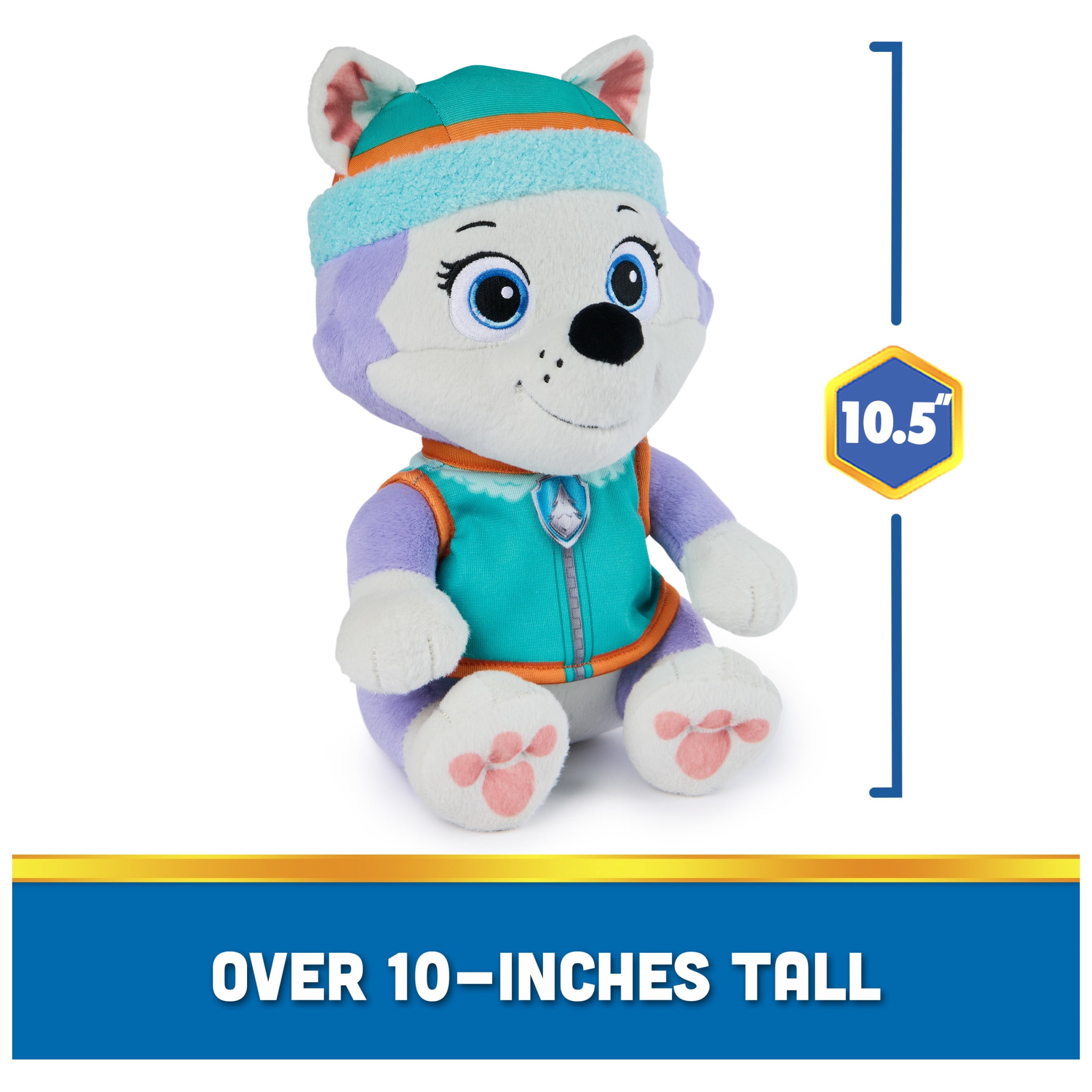 PAW Patrol, Bedtime Plush Everest with Reversible Outfit