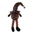 thumbnail image 3 of Muñeca espeluznante, araña, sombrero de mago, muñeco, accesorio de terror para el hogar, casa embrujada, interior y exterior. naranja, 3 of 9