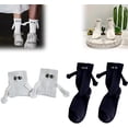 thumbnail image 1 of Magnetic Hand Holding Socks New, Hand In Hand Socks, Couple Holding Hands-socks, 1 of 5