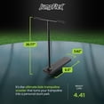 thumbnail image 3 of JumpFlex Trampoline Trick Scooter with Non-Slip HandleBar Grip and Foam Base, Black, 3 of 8