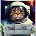 BCIIG Space cat tapestry, astronaut astronaut astronaut set kitten with