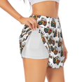 thumbnail image 5 of Rocae Cartoon Tractor for Women's Athletic Shorts Quick Dry Workout Hiking Shorts With Pockets for Running, Yoga, Gym, Sports XX-Large, 5 of 9