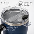 thumbnail image 5 of OUTSIDER - Stainless Steel Vacuum Insulated Coffee Mug with Handle - Spill Proof Travel Tumbler, 17 oz Navy, 5 of 9