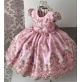 thumbnail image 1 of AAMILIFE Robe de Mariage en Tulle et Dentelle pour Filles, Élégante Robe de Princesse pour Fête, Robe de Cérémonie, Robe pour Enfants, 1 of 2