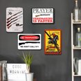 thumbnail image 3 of 4 Uds Pistola Placa Metal Vintage Pintura Hierro Rectangular Bar para El 20x30cm, 3 of 9