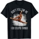 thumbnail image 1 of Dont Follow Me I Do Stupid Things - Camiseta divertida para gimnasia, 1 of 2