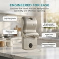 thumbnail image 3 of Lsupdaol 2 Pack Canning Jar Opener with Magnets, Mason Jar Opener For Canning Lids, for Regular and Wide Mouth Lids, Powerful Magnet for Easy Refrigerator Storage, Releases Vacuum Seal(Beige), 3 of 6