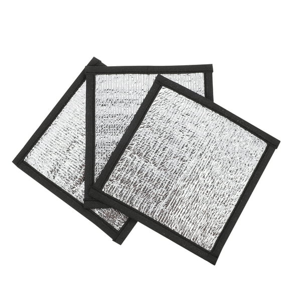 BRIGHTFUFU 3 unids Multifuncional PET aislamiento almohadilla cálida película reflexivo reptil almohadilla de calor