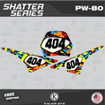 thumbnail image 3 of Kalair GFX Graphics Kit for Yamaha PW80 (1990-2008) Shatter Series, 3 of 5