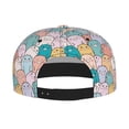 thumbnail image 2 of Hirioo Colorful Cute Pig for Baseball Cap Men Cap Flat Brim for Men Women Teens Adjustable Baseball Cap, 2 of 7