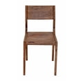 thumbnail image 6 of Treasure Trove Brownstone Nut Brown Wood Dining Chairs - Set of 2, 6 of 6
