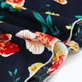 thumbnail image 7 of Kiijoy Baby Girls Ruched Tie-Shoulder Floral Dress Summer Beach Sundress, Sizes 1-6, 7 of 7