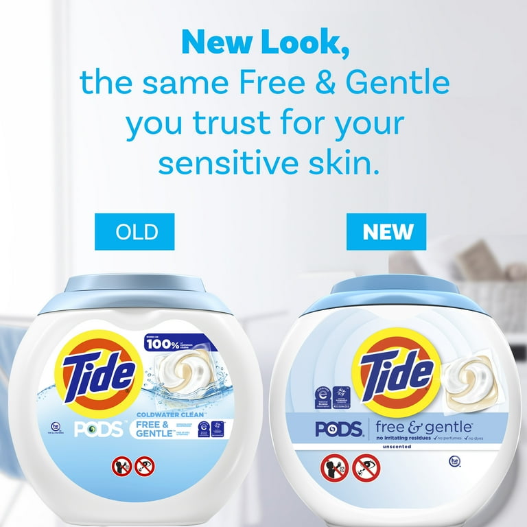 PODS, Free & Gentle, Unscented, 112 Pods/Pack