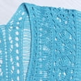 thumbnail image 3 of Cogild Crochet Cover up for Women – Short Sleeve V Neck Sheer Beach Tunic, Swimwear Cover up for Pool and Vacation, One Size F, 3 of 7